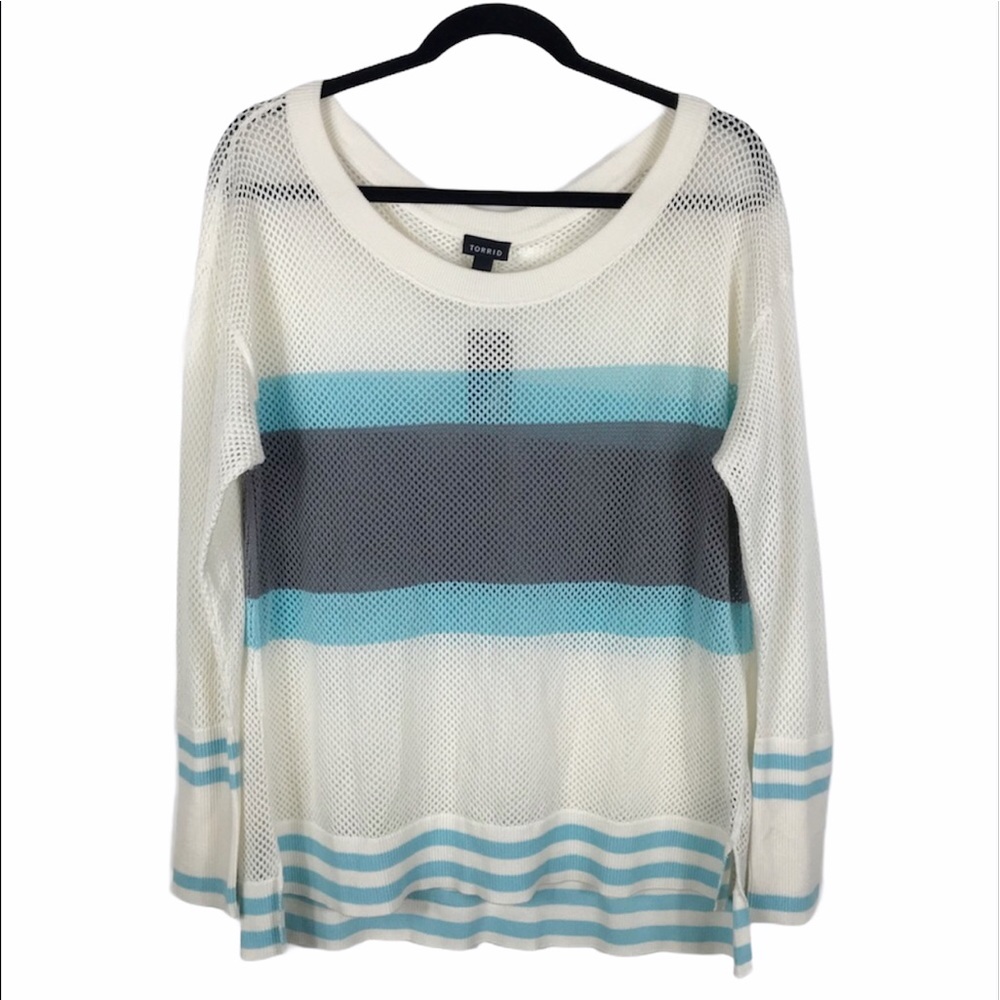 Torrid Striped Knit Top